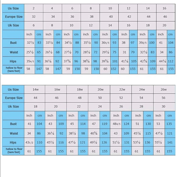 Brand New - Dusty Blue Long gown - Size 22 - Picture 2 of 2